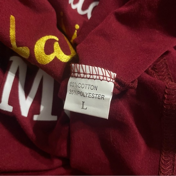 NEW Maroon I Just Want To Drink Hot Cocoa Hallmark Movies Christmas T Shirt - Picture 4 of 4